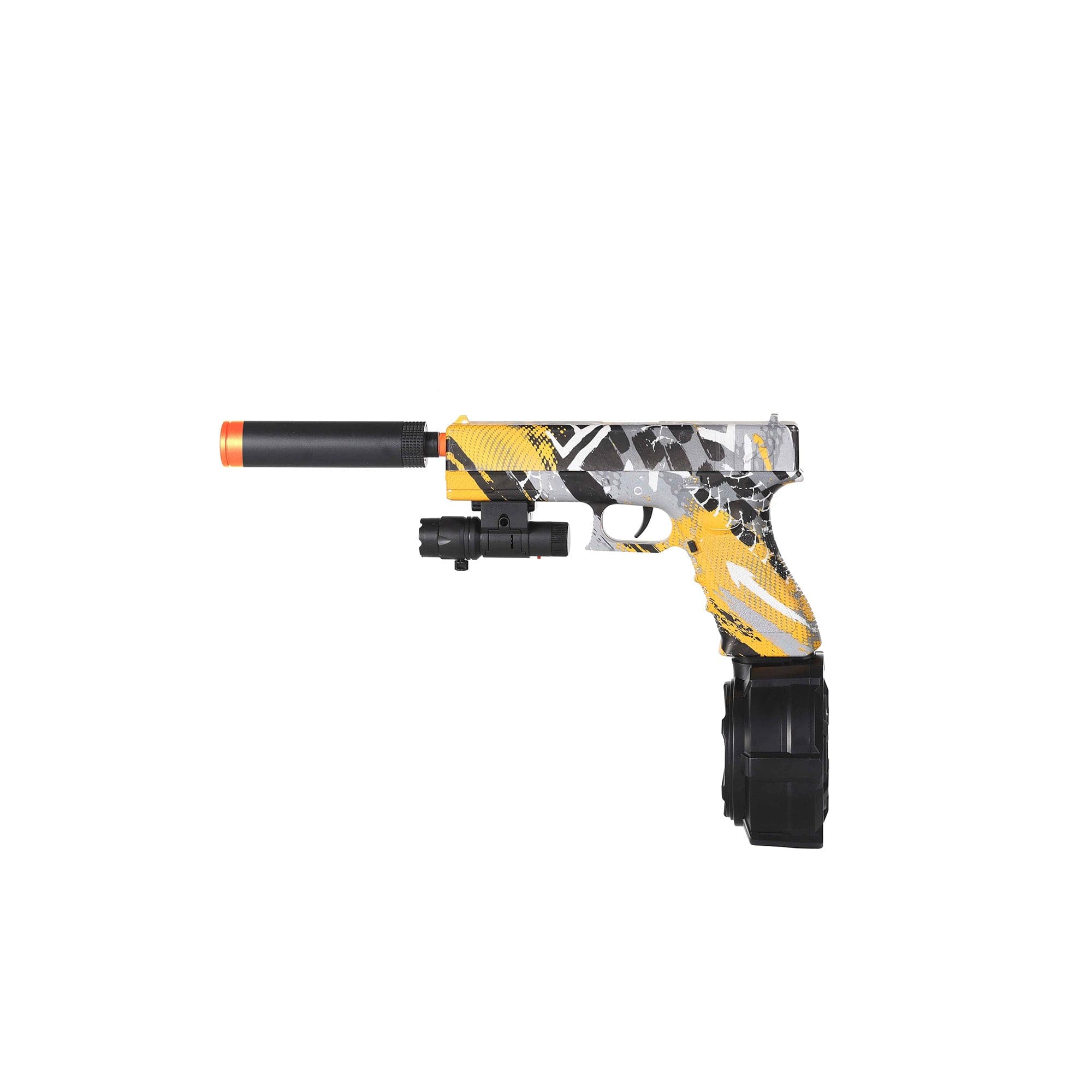 Gleetoy Electric Glock Pistol Gel Blaster Gun (Yellow)