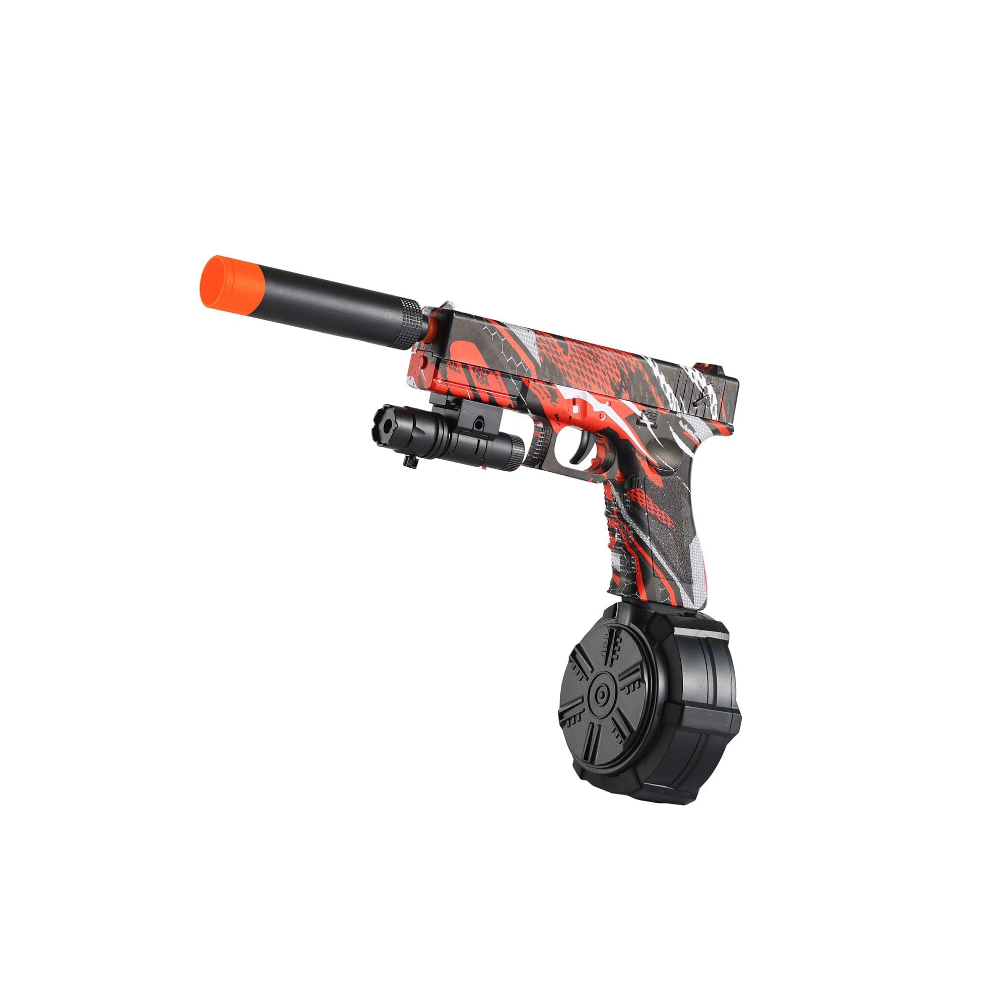 Gleetoy Elektrische Glock-Pistole, Gel-Blaster-Pistole (rot)