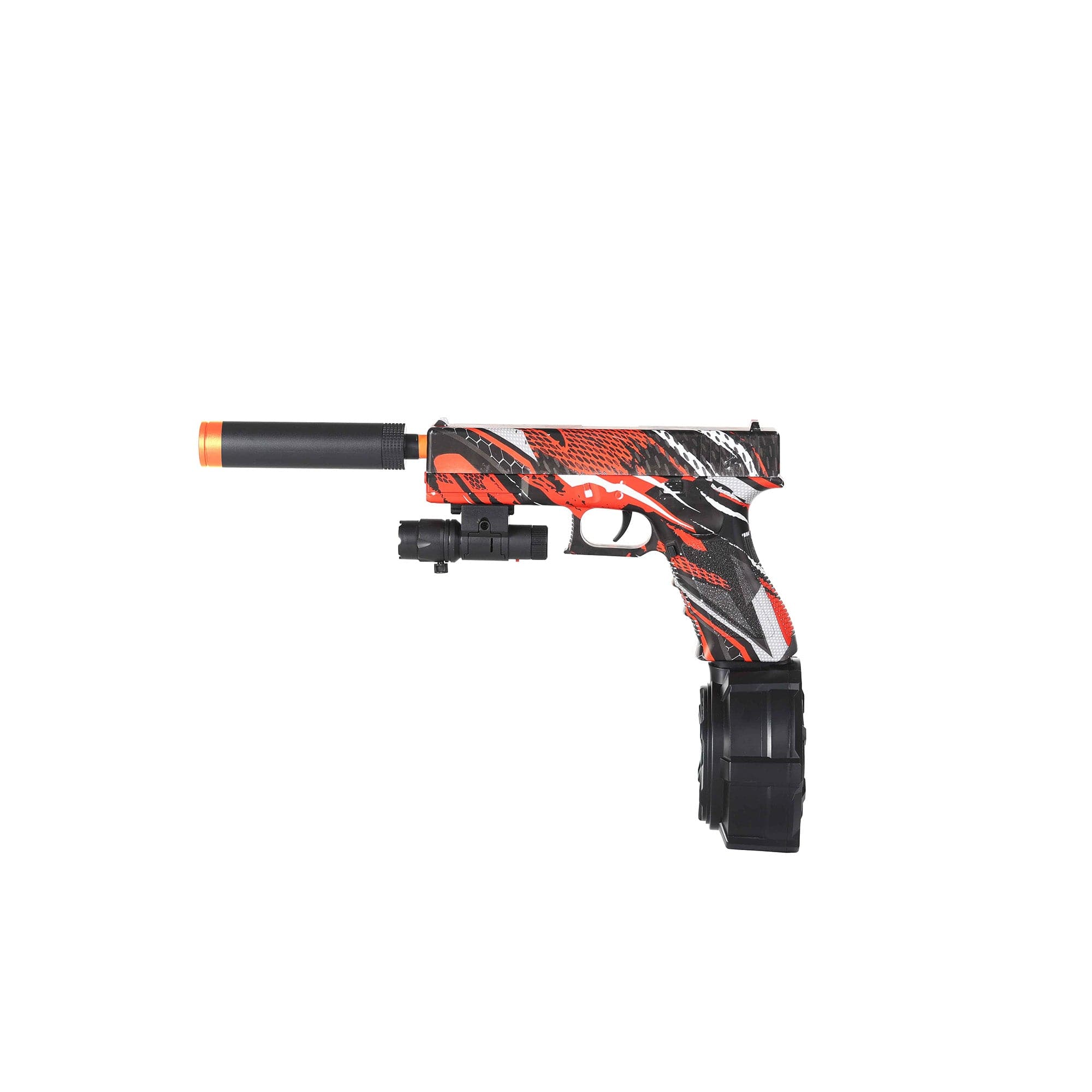 Gleetoy Elektrische Glock-Pistole, Gel-Blaster-Pistole (rot)