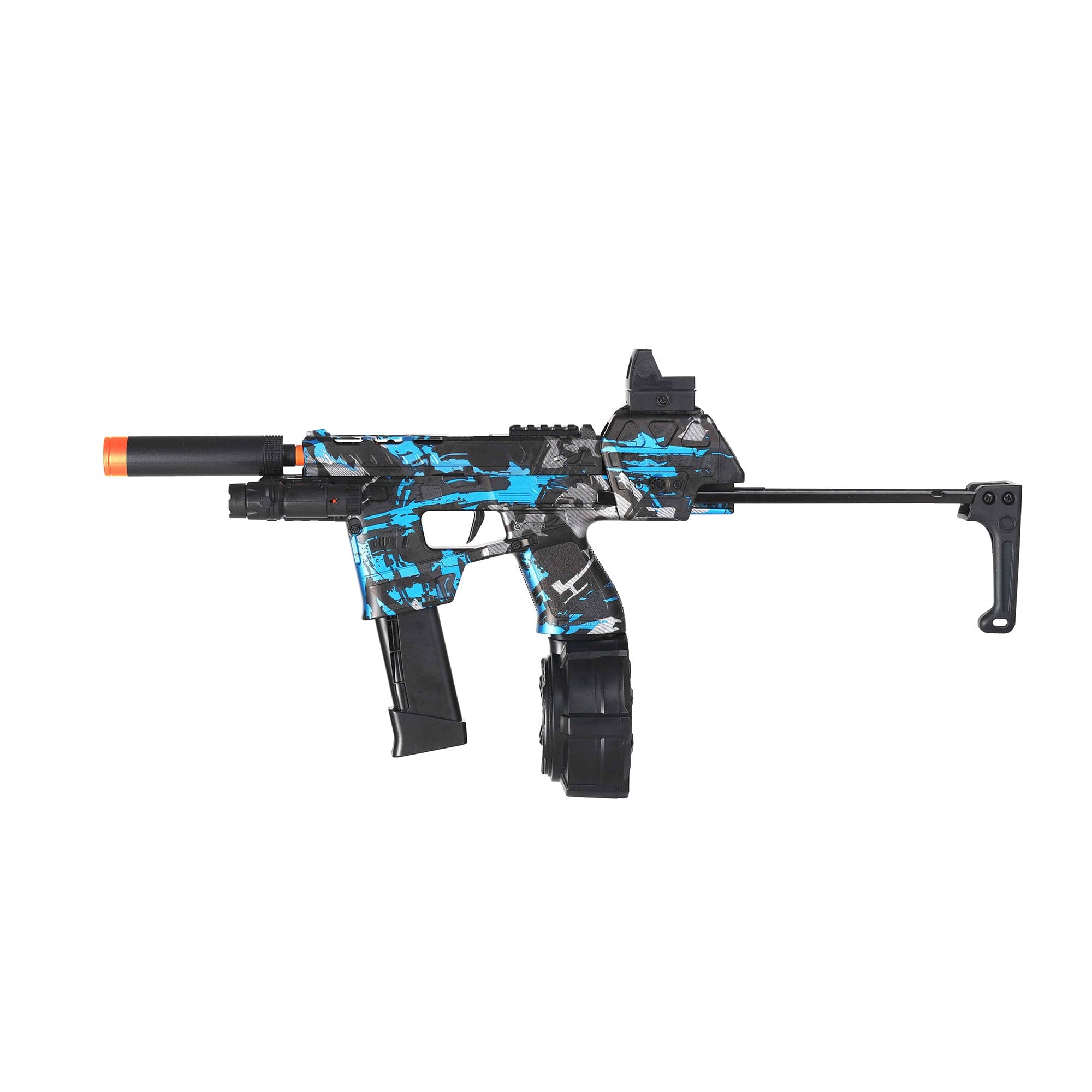 Pistola Blaster de Gel Gleetoy Electric MP17 (Azul)