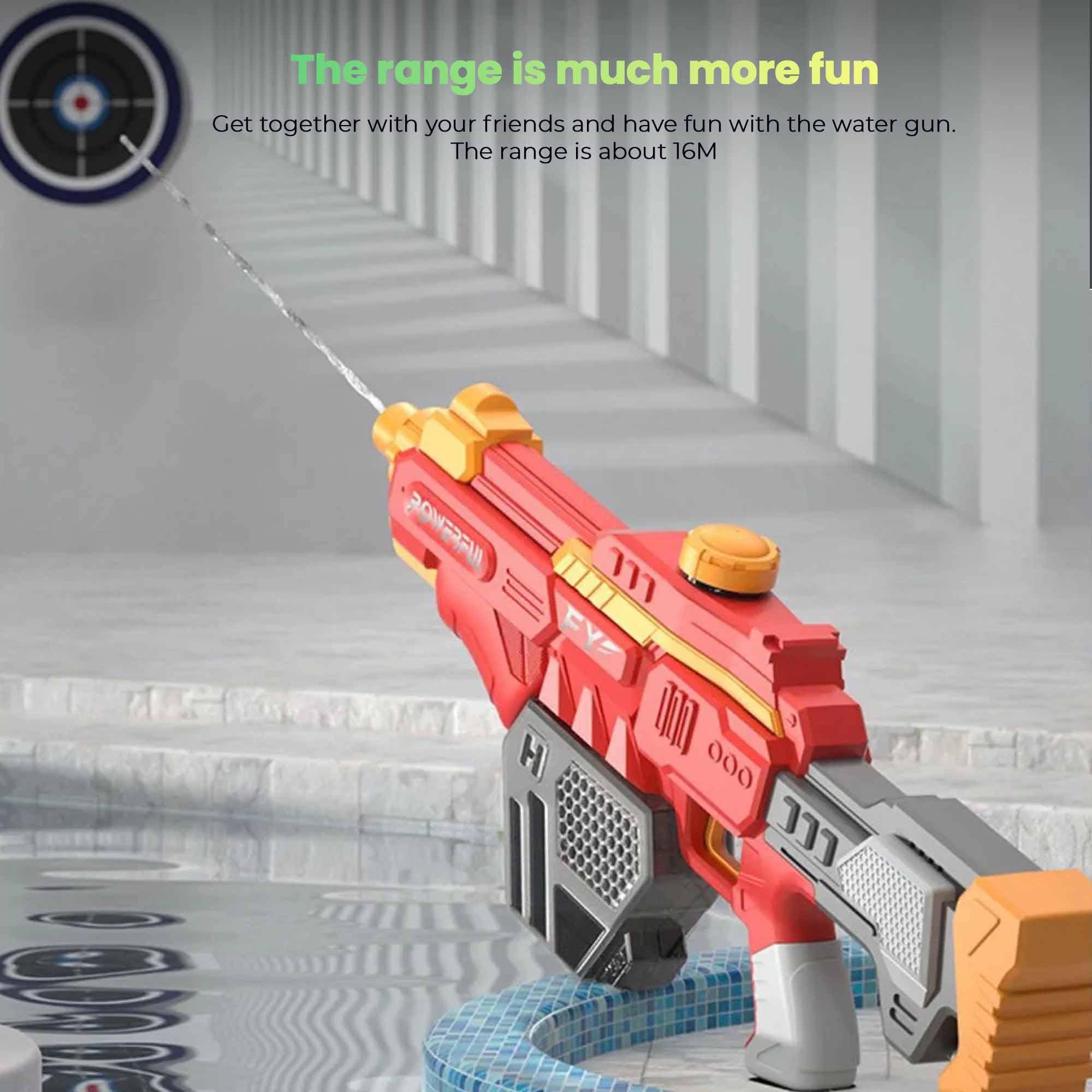 Gleetoy Super Power 2 Electric Water Gun (680ml)